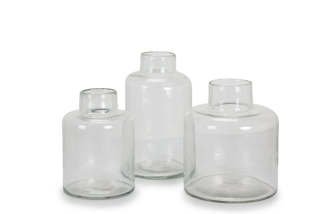 Skokie Clear Medium Vase