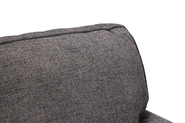 Andie Dark Gray Fabric Medium Two-arm Sectional