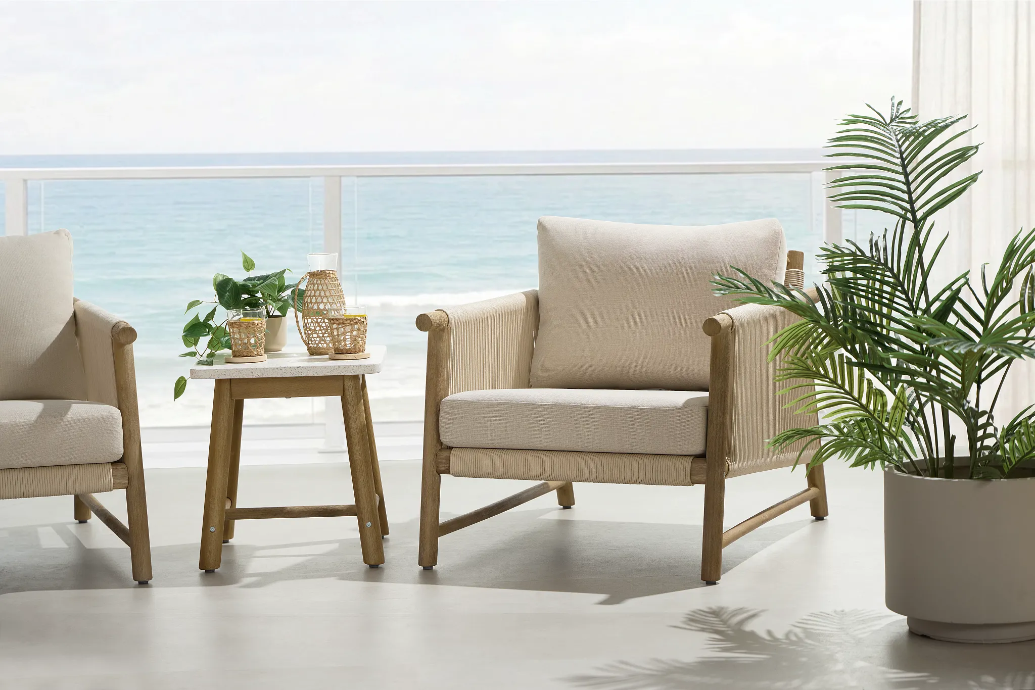 Azure Light Tone Chair
