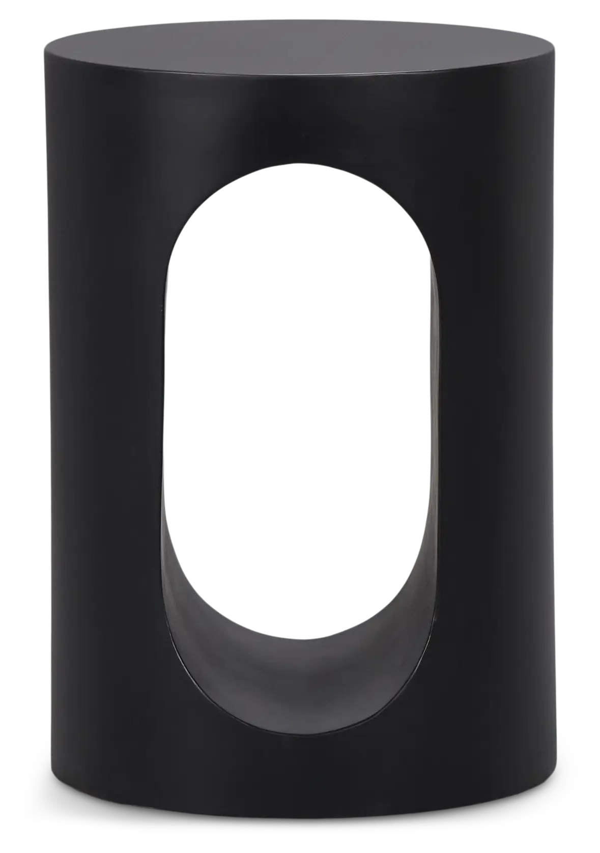 Kylani Black Round End Table Kylani Black Round End Table