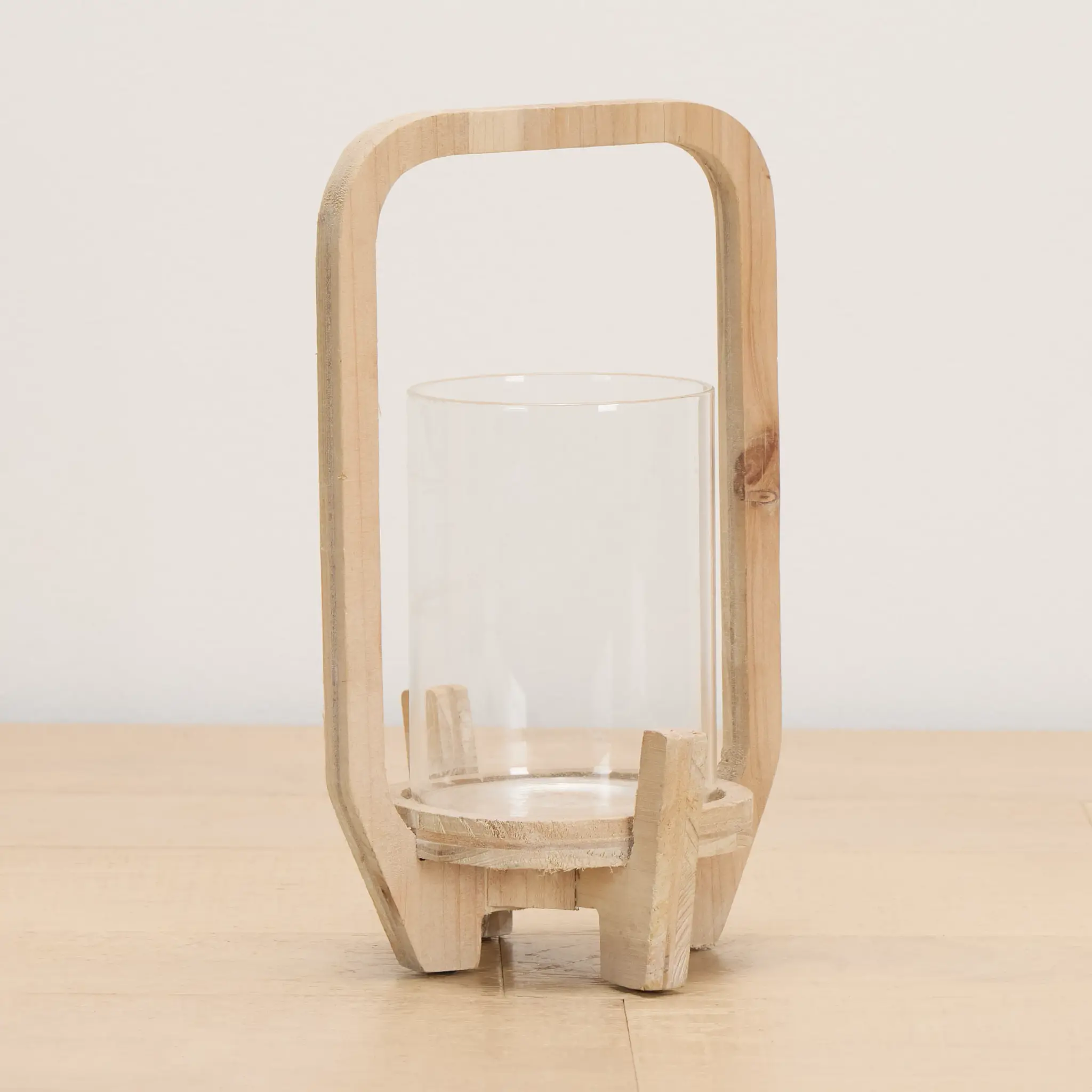 Lenora Beige Small Candle Holder Lenora Beige Small Candle Holder