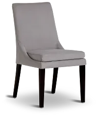 Tito Light Gray Upholstered Side Chair