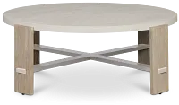 Miramar Ivory Round Cocktail Table