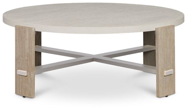Miramar Ivory Round Cocktail Table