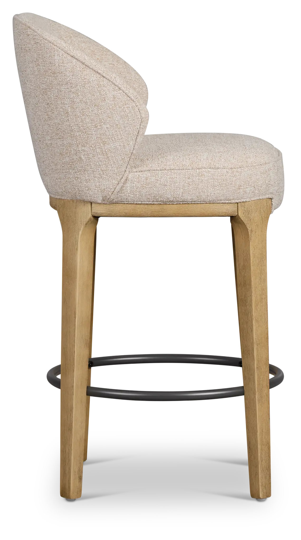 Libby Light Beige Fabric 24" Upholstered Barstool Libby Light Beige Fabric 24" Upholstered Barstool