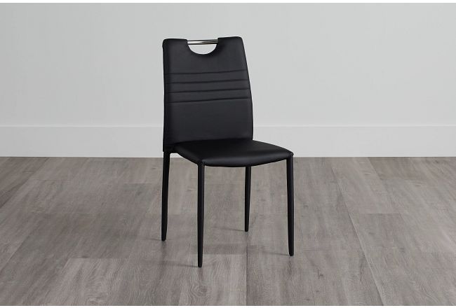 Skyline Black Upholstered Side Chair