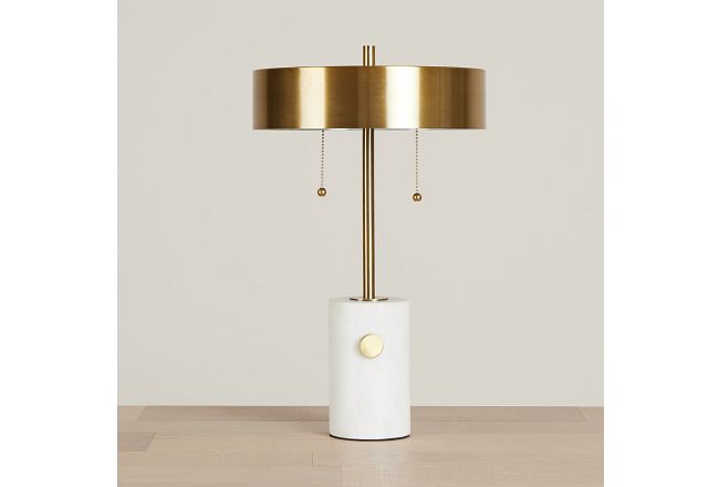 Navo Gold Metal Table Lamp