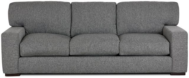 Veronica 104" Dark Gray Down Sofa