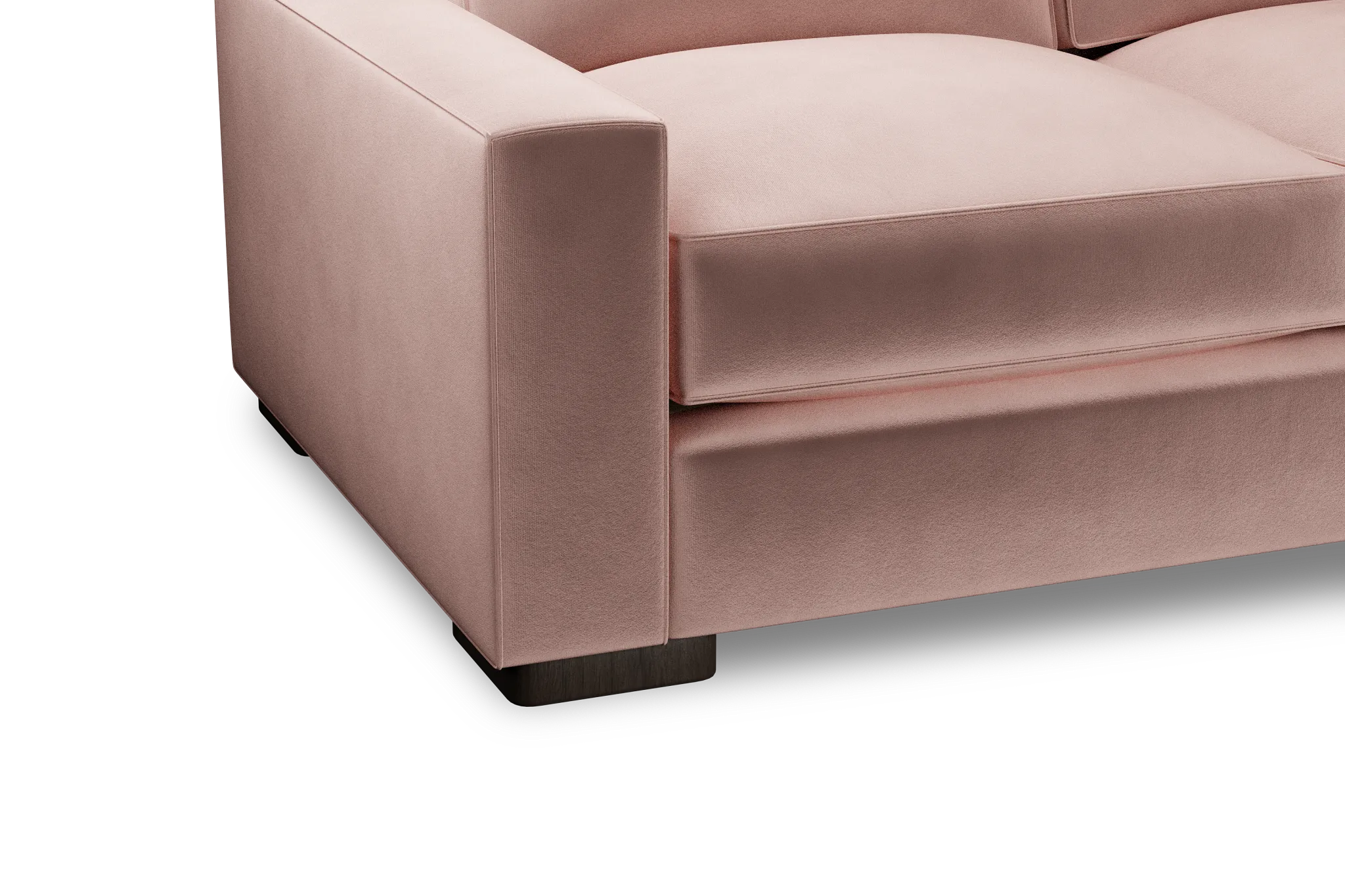 Edgewater Joya Light Pink Small Two-arm Sectional