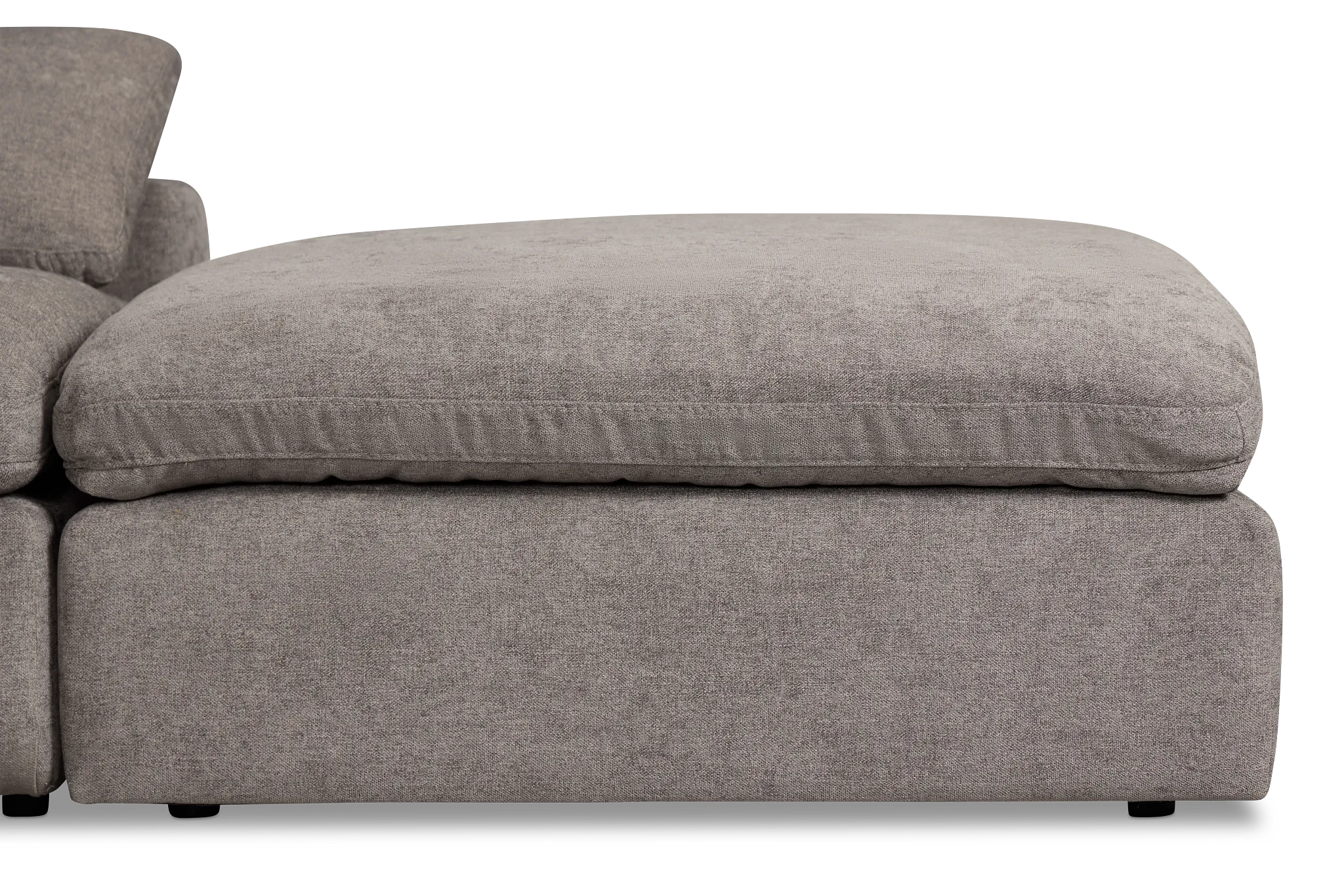 Drift Dark Gray Fabric Large Dual Power Right Bumper Sectional