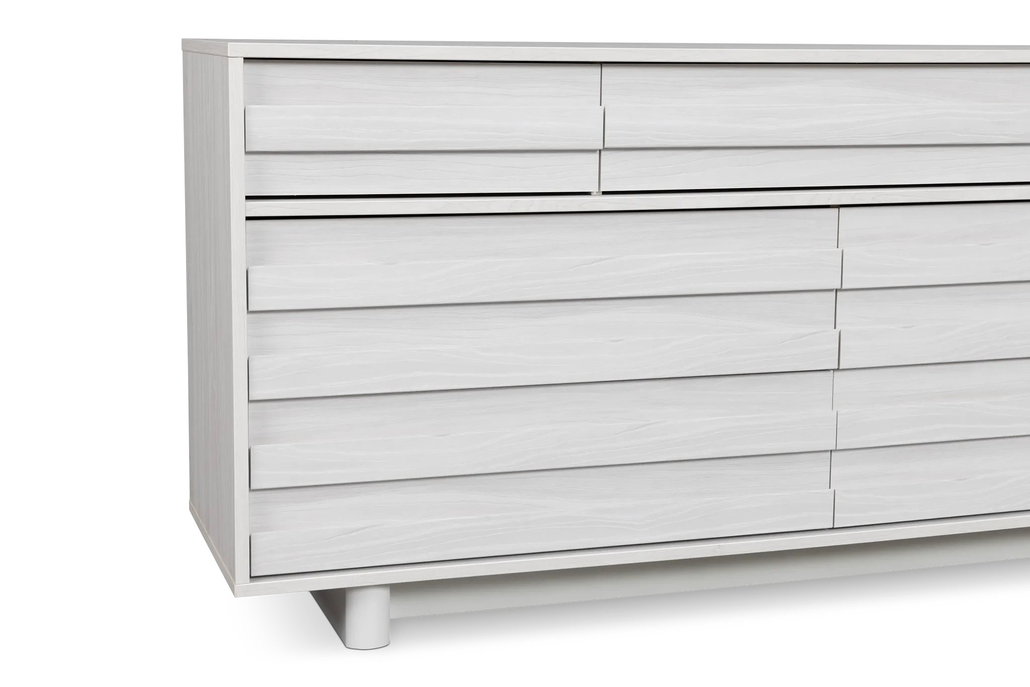 Everett White 7-drawer Dresser