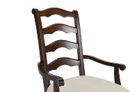 Savannah Dark Tone Upholstered Arm Chair