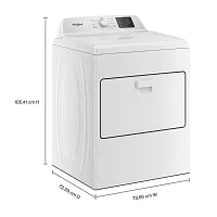 Whirlpool 4307 Series White Front Load Electric Dryer