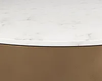 Ginnie White Round Coffee Table