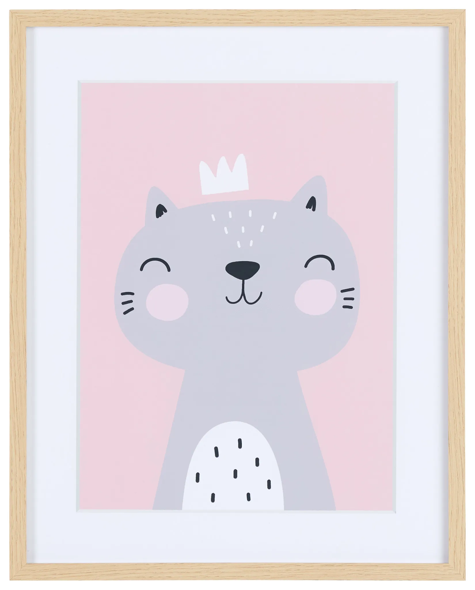 Zoey Pink Framed Wall Art
