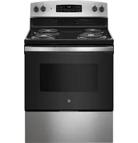 Ge 256 Series Stainless Steel 30" Electric Range