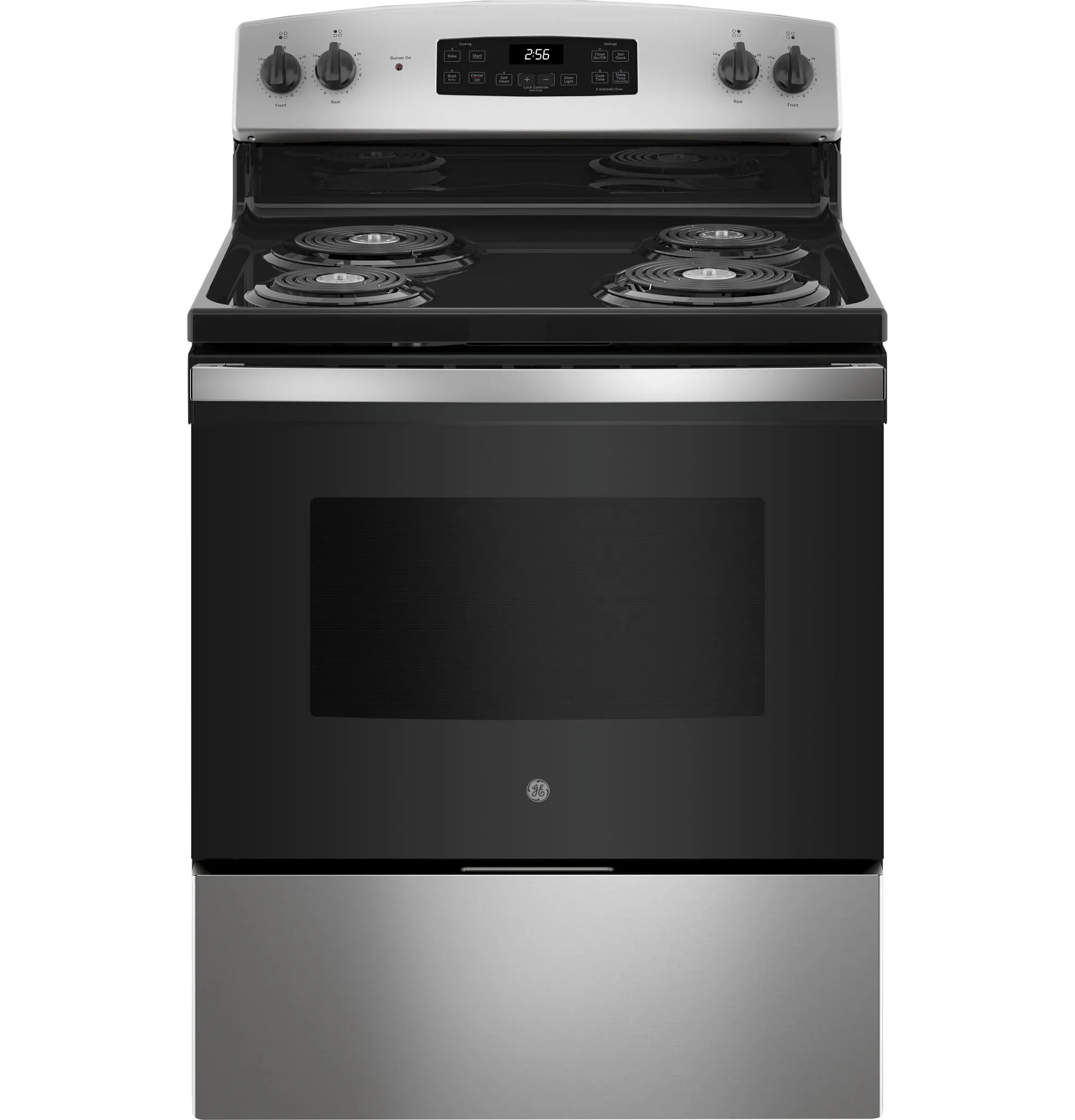 Ge 256 Series Stainless Steel 30" Electric Range