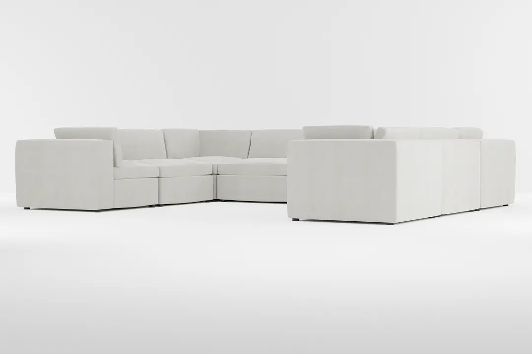 Destin Maguire Ivory Fabric 8-piece Modular Sectional Destin Maguire Ivory Fabric 8-piece Modular Sectional