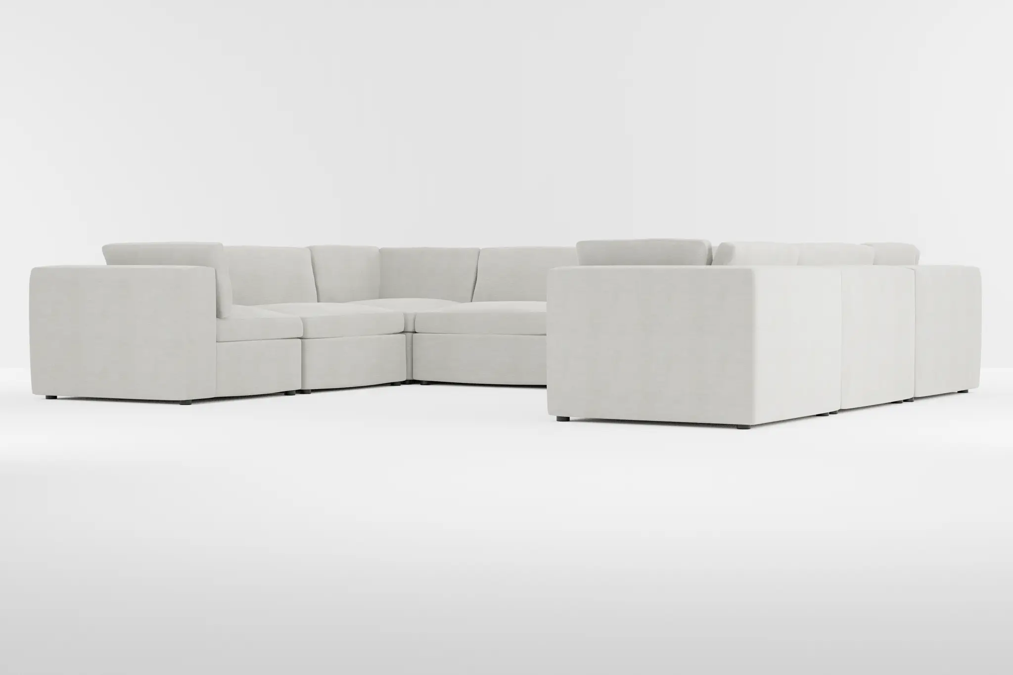 Destin Maguire Ivory Fabric 8-piece Modular Sectional Destin Maguire Ivory Fabric 8-piece Modular Sectional