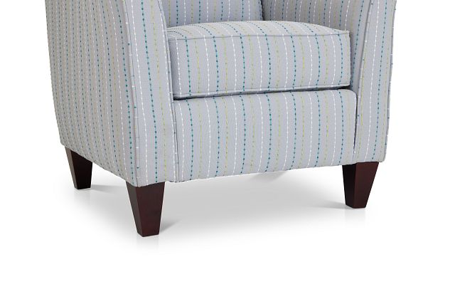 Woodlawn Gray Fabric Accent Chair