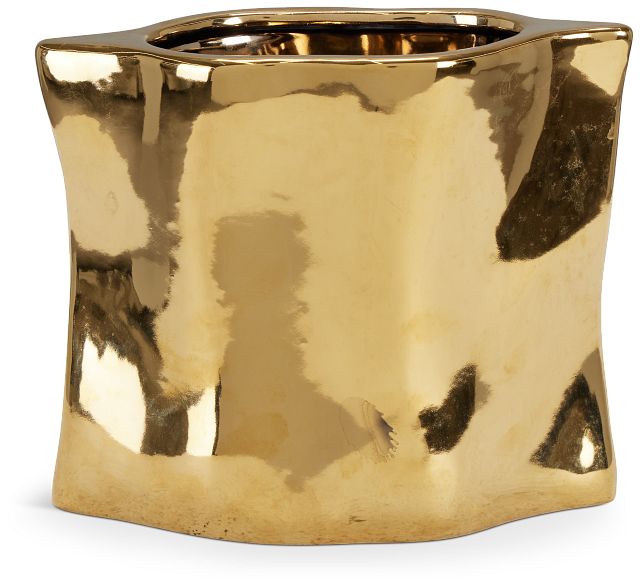 Soren Gold Small Vase