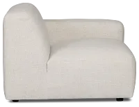 Baylor Light Beige Fabric Right Chair