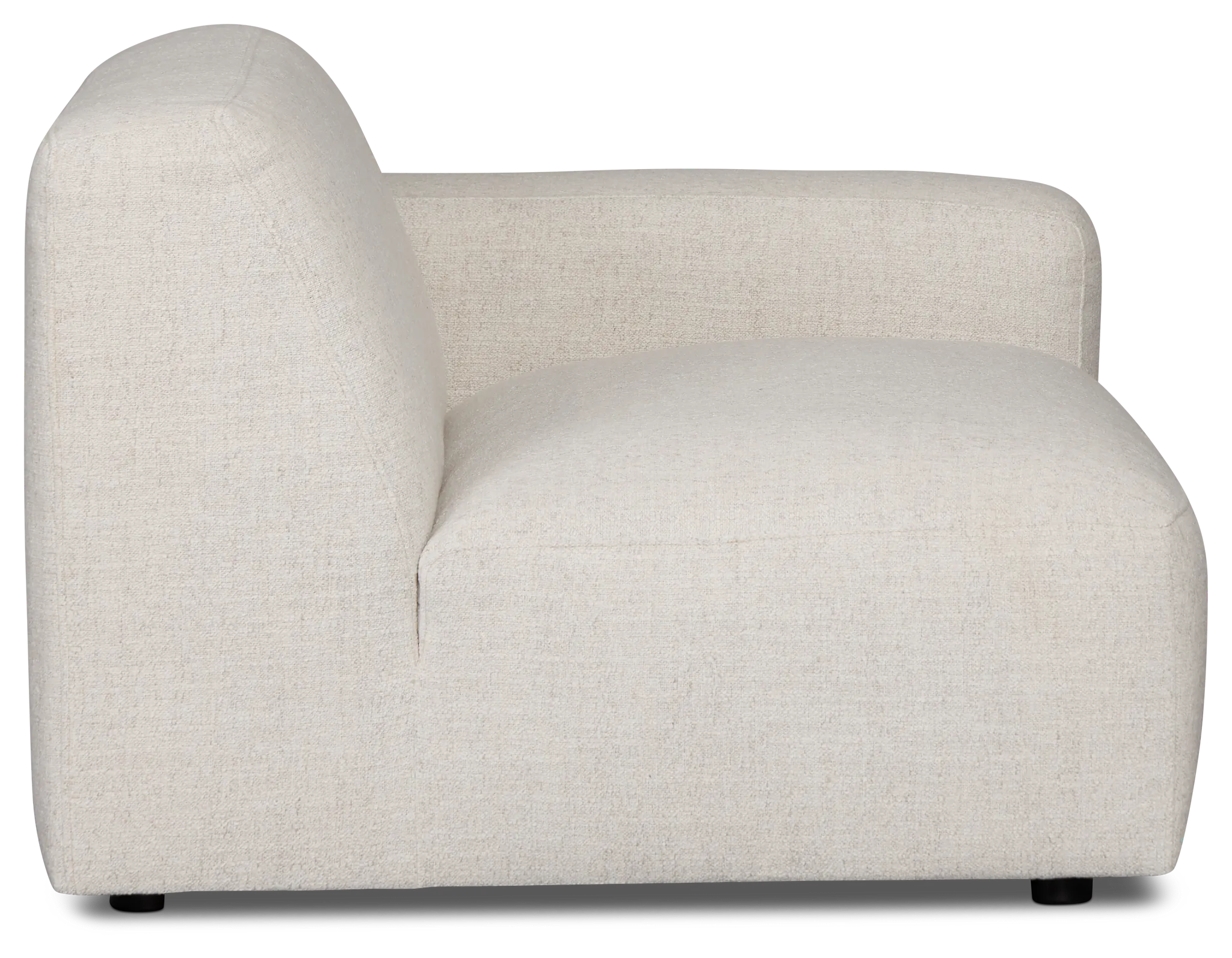 Baylor Light Beige Fabric Right Chair