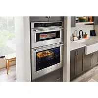 Kitchenaid 520 Series Stainless Steel Electric Oven And Microwave Combo