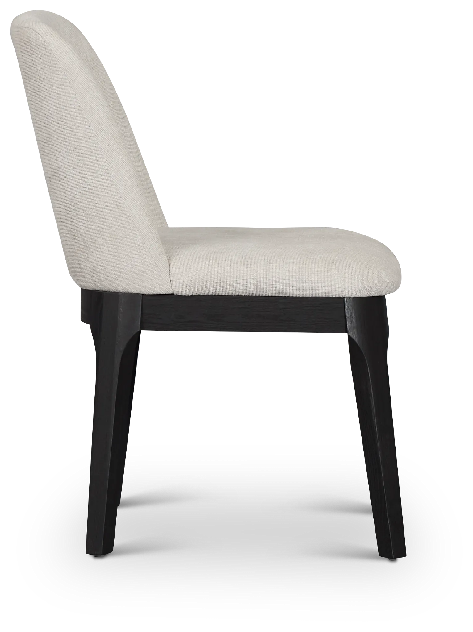 Emory Black Upholstered Side Chair