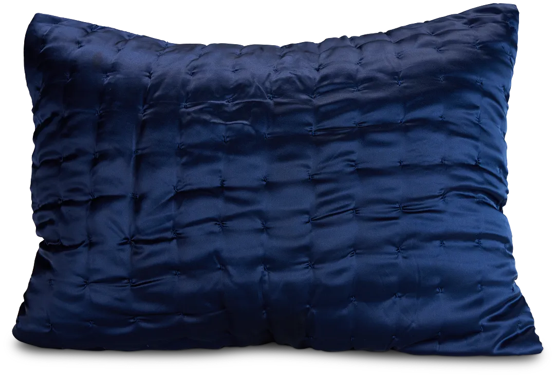 Aura Dark Blue Sham