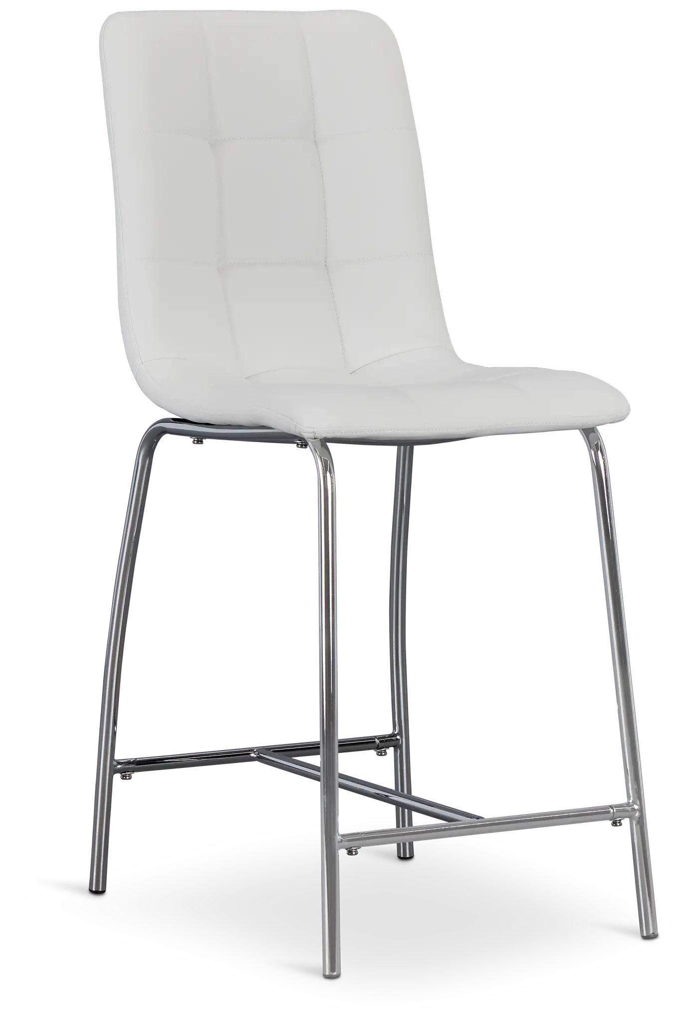Vienna White 24" Upholstered Barstool Vienna White 24" Upholstered Barstool