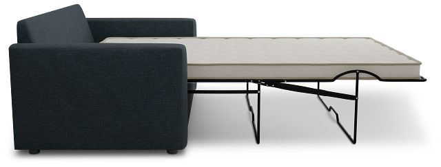 Siesta Elevation Dark Blue Fabric Innerspring Sleeper