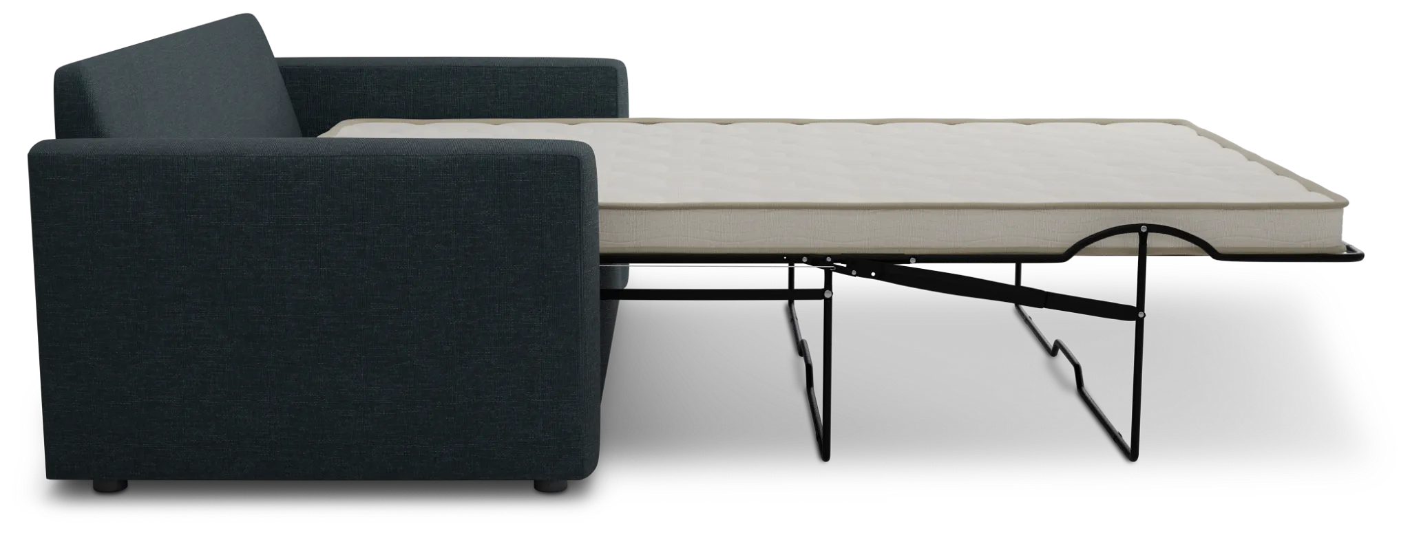 Siesta Elevation Dark Blue Fabric Innerspring Sleeper