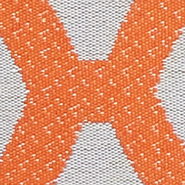 Clover Orange 18" Indoor/outdoor Square Accent Pillow