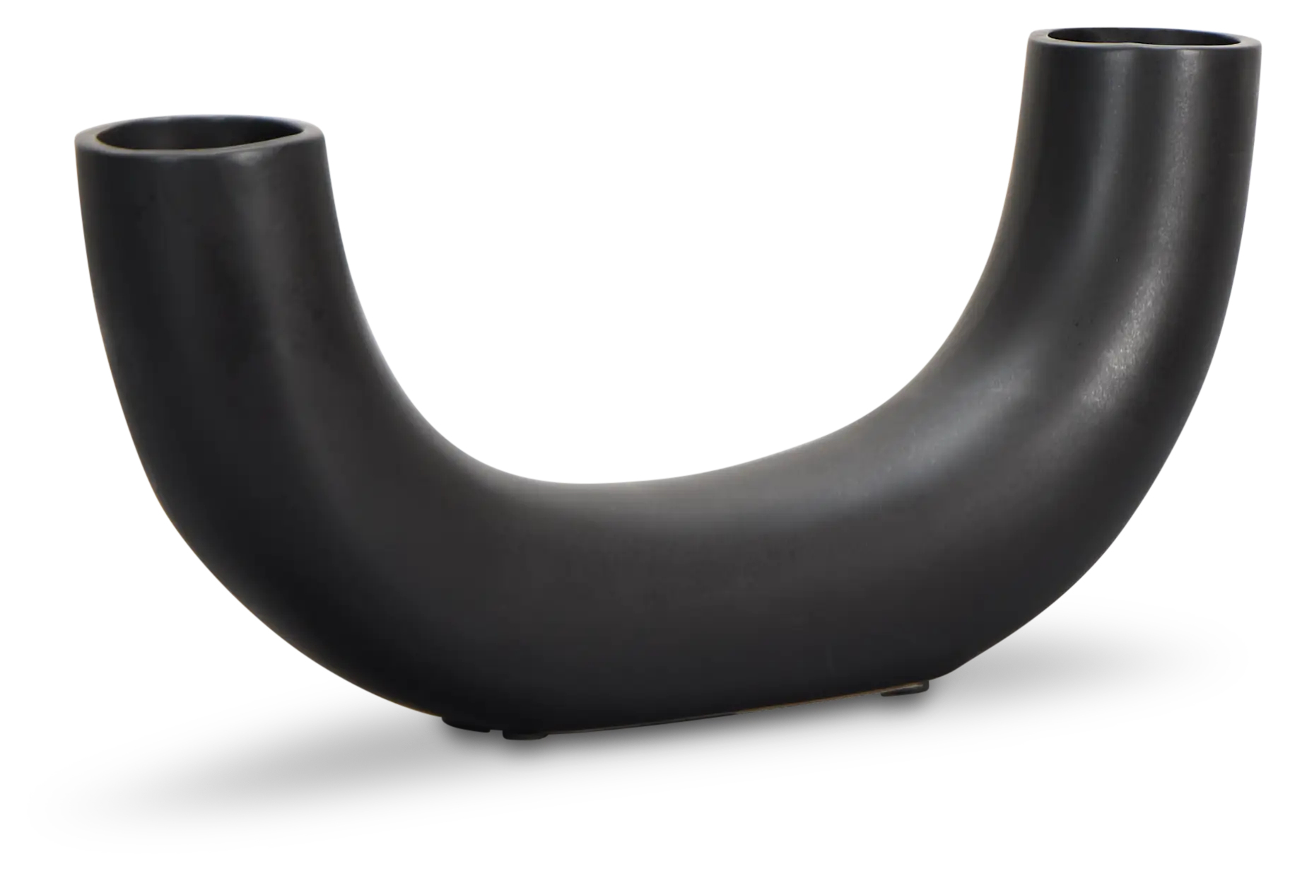 Cresent Black Vase Cresent Black Vase