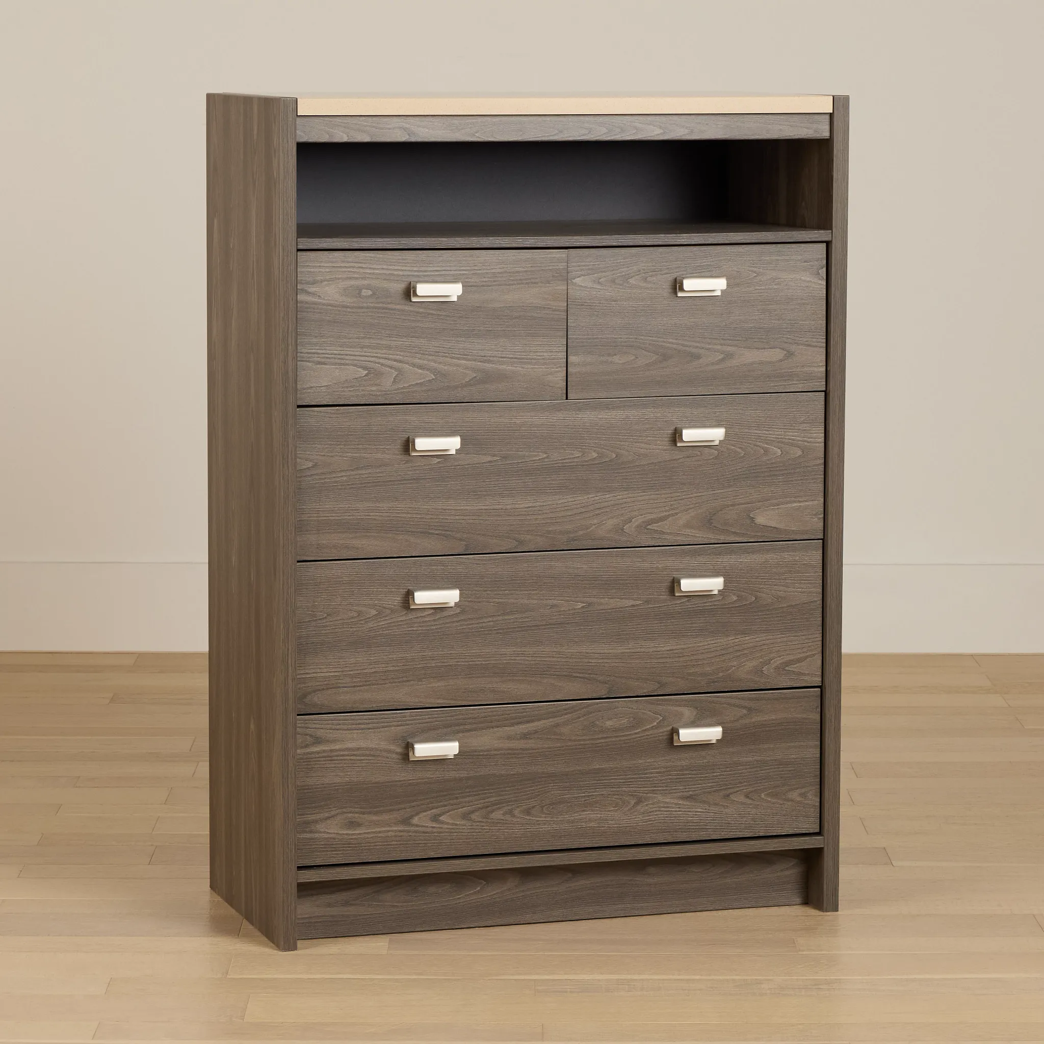Warren Two-tone Stone Drawer Chest