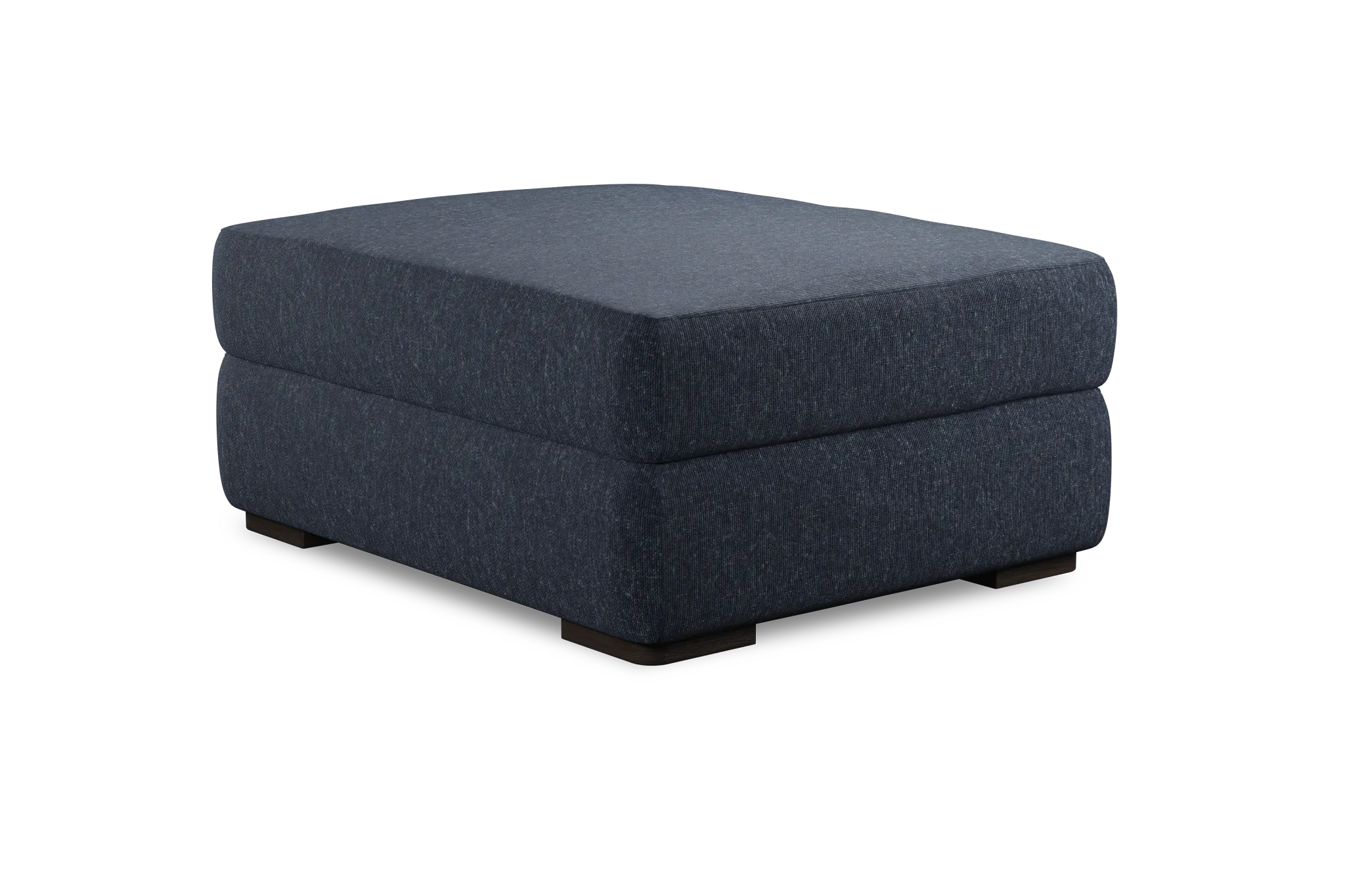Edgewater Maguire Blue Ottoman