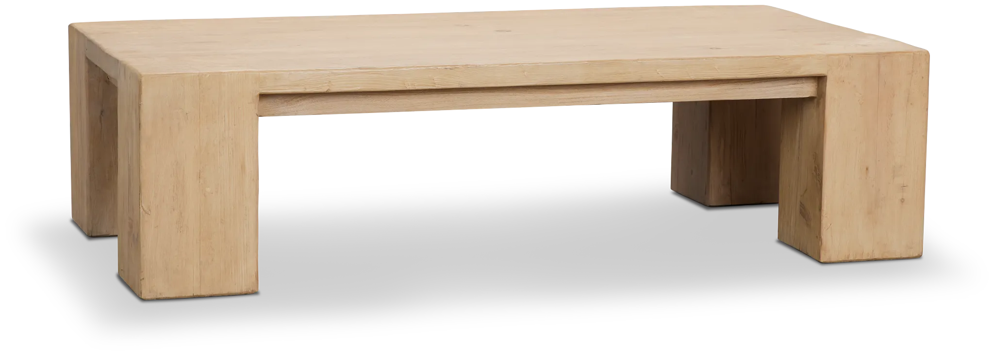 Callan Light Tone Rectangular Coffee Table