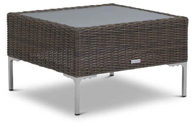 Tulum Gray Square Coffee Table