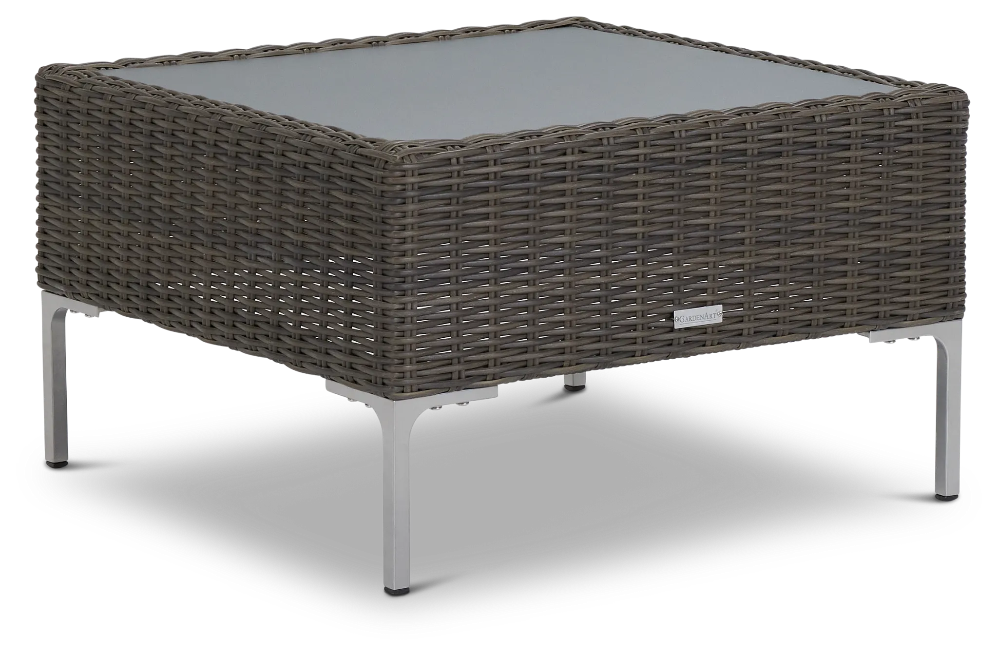 Tulum Gray Square Coffee Table