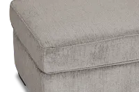 Altari Light Gray Micro Ottoman