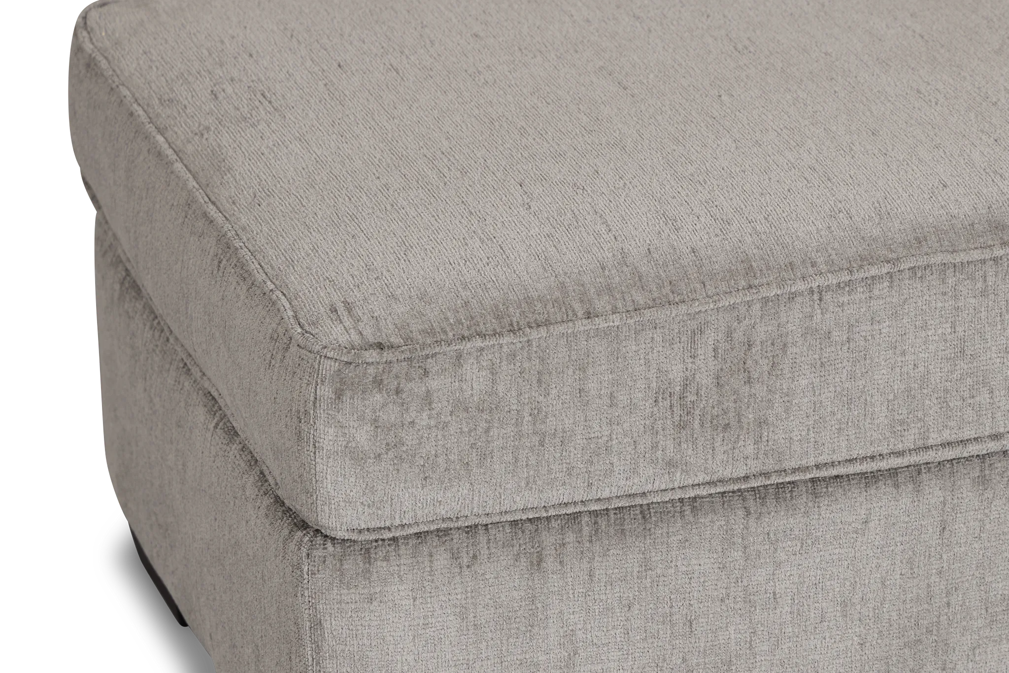 Altari Light Gray Micro Ottoman
