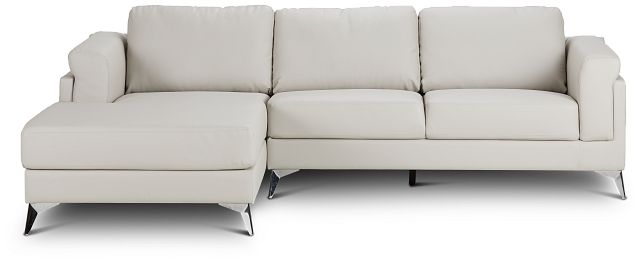 Gianna Gray Micro Left Chaise Sectional (3)