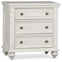 Savannah Ivory 3-drawer Nightstand