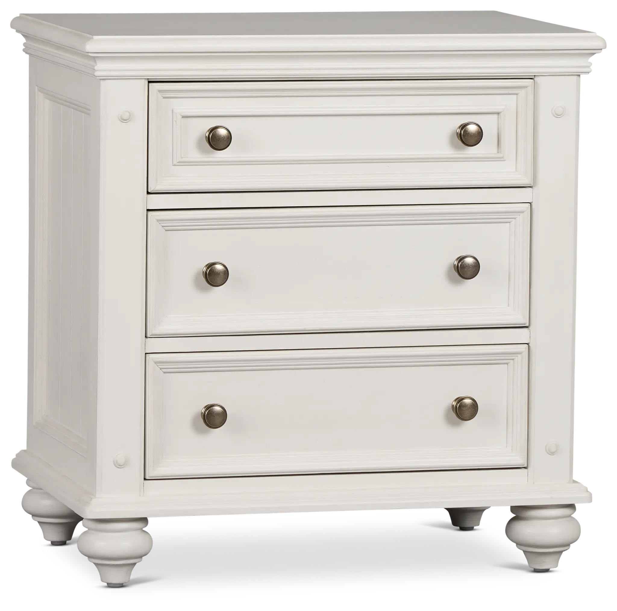 Savannah Ivory 3-drawer Nightstand Savannah Ivory 3-drawer Nightstand