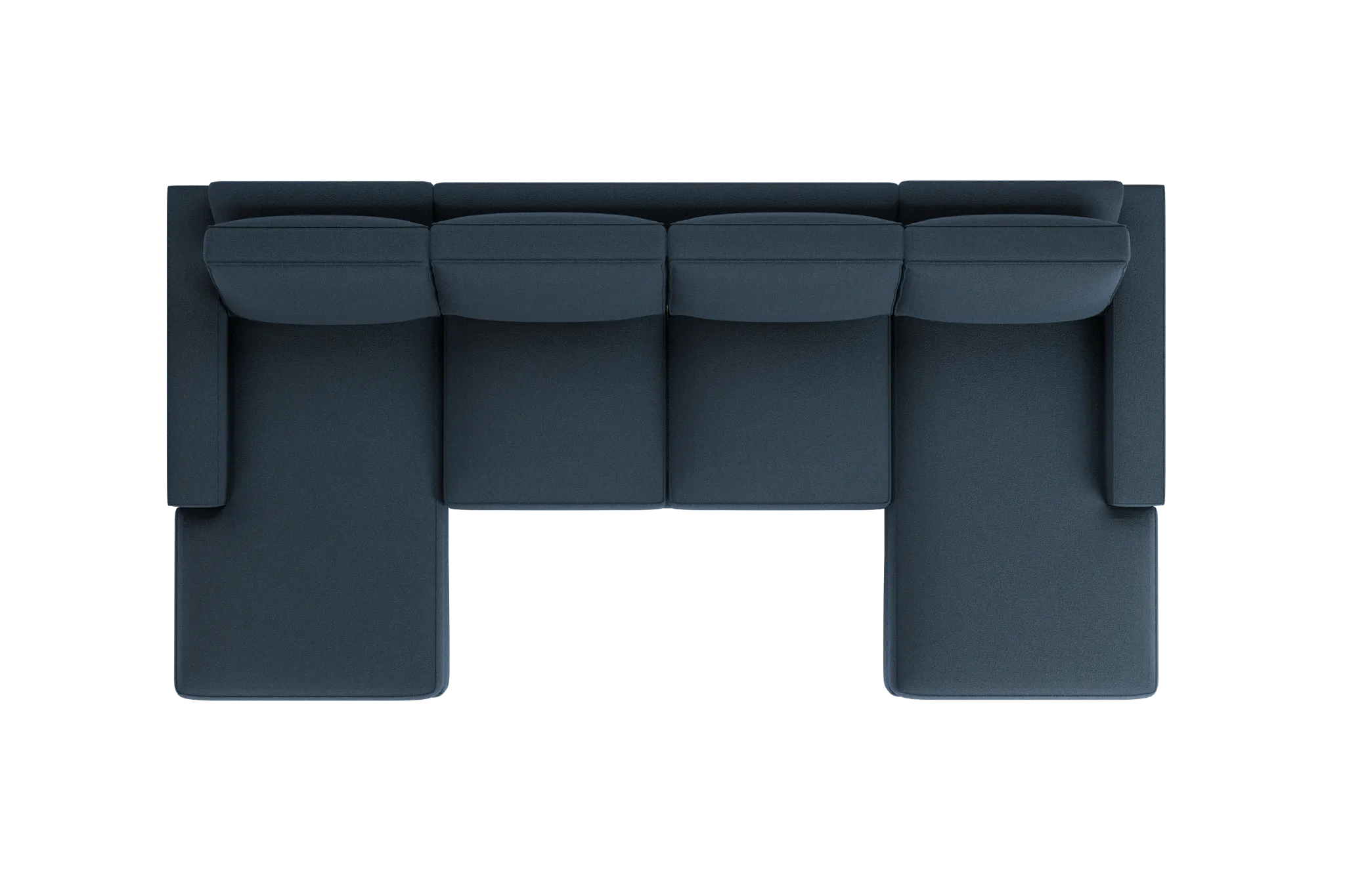 Edgewater Elite Blue Double Chaise Sectional