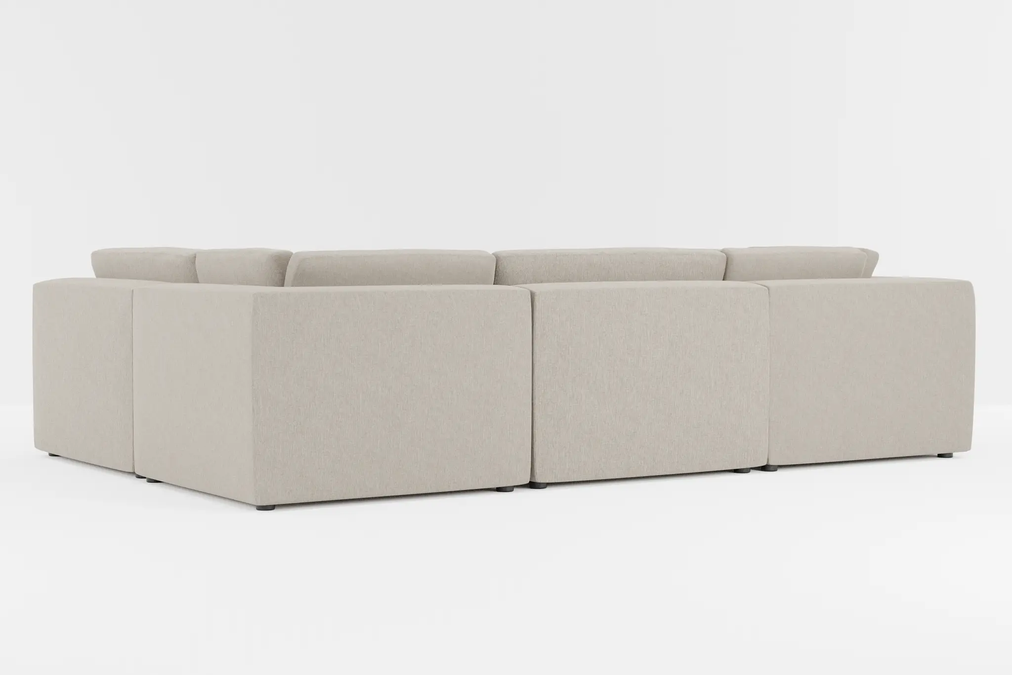 Destin Elevation Khaki Fabric 6-piece Pit Sectional Destin Elevation Khaki Fabric 6-piece Pit Sectional