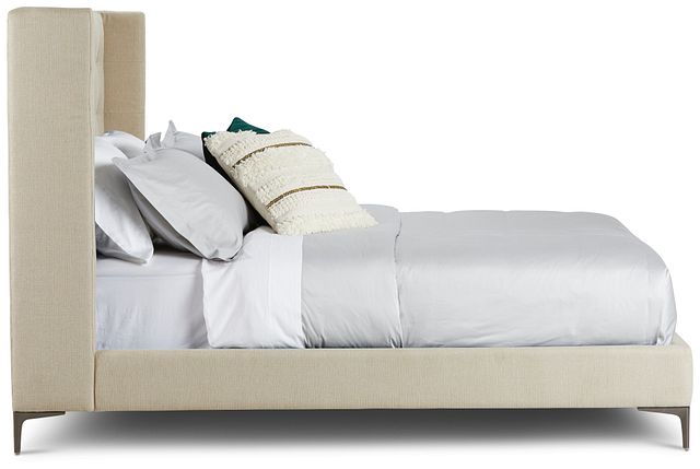 Holland Light Beige Uph Platform Bed Bedroom Beds City Furniture Holland Light Beige Uph Platform Bed, Holland King Platform Bed