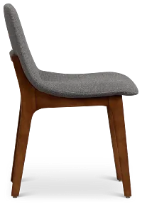 Hamilton Dark Gray Fabric Upholstered Side Chair