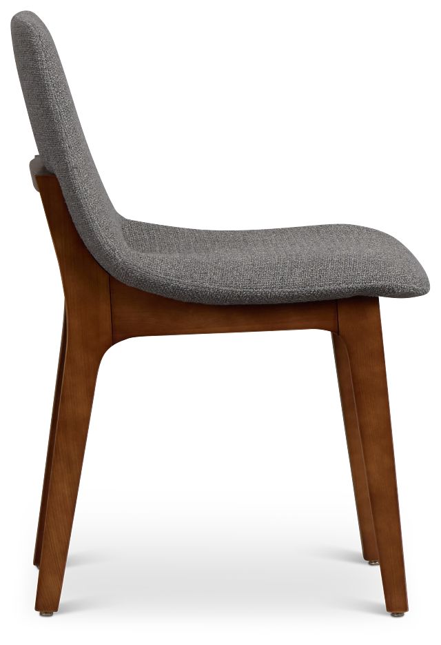 Hamilton Dark Gray Fabric Upholstered Side Chair